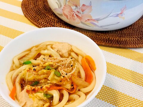 ★ランチ★野菜たっぷり鍋焼きうどん